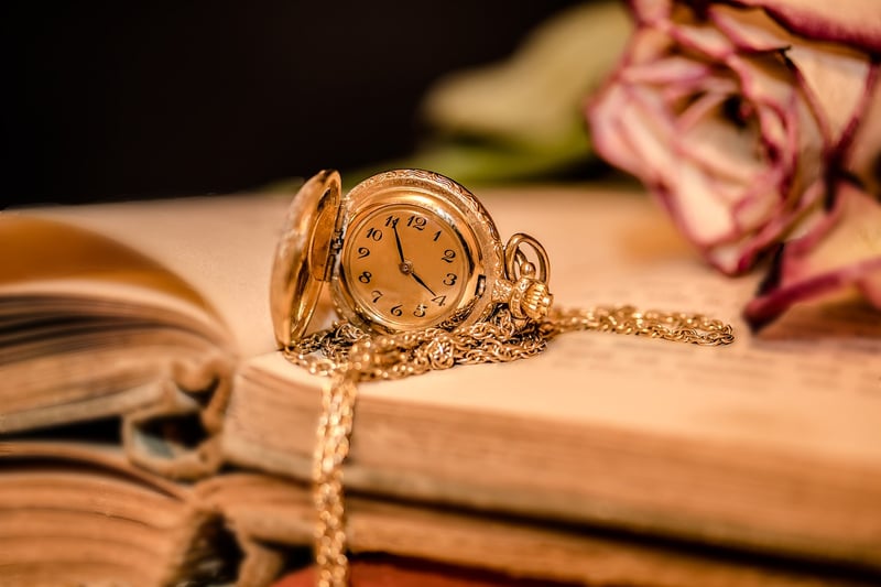 Clock showing time concept